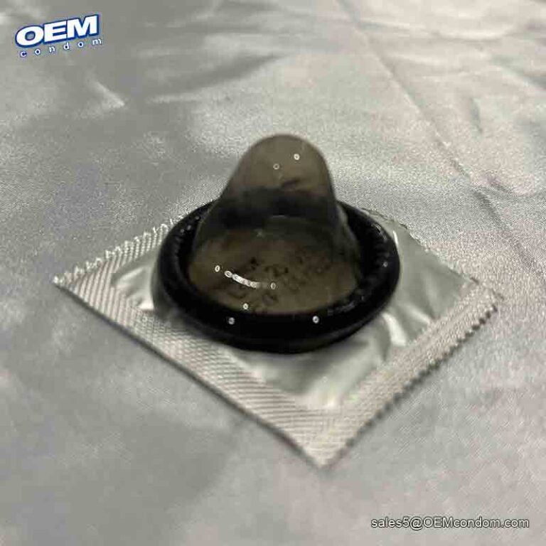 Unique Black Colour Condom Lubricated Supplier