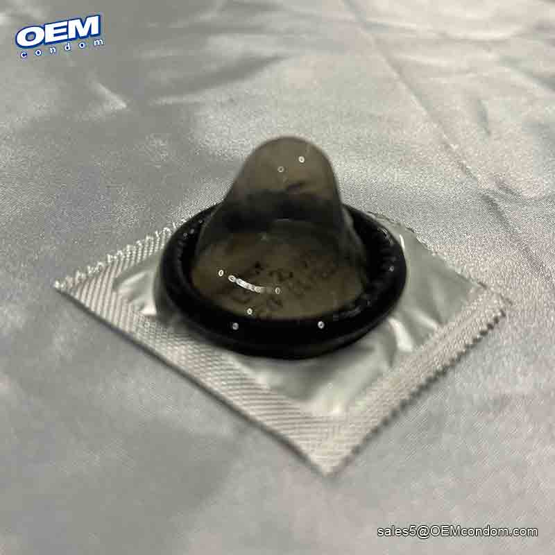 Unique Black Colour Condom Lubricated Supplier