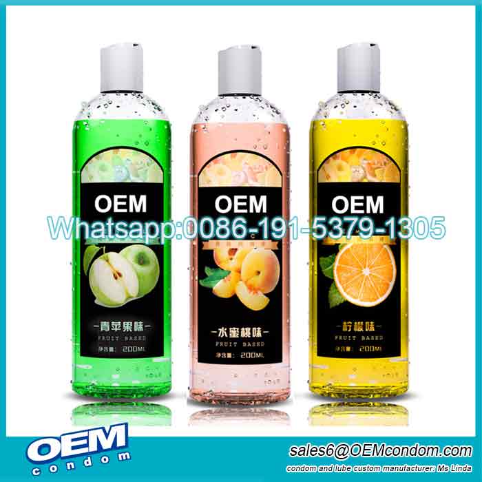 OEM logo personal lubricant supplier, Custom brand water based lubricant