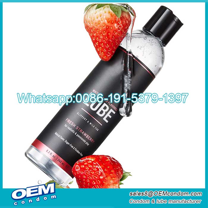 Strawberry Fruit Flavored Personal Lubricant Lubricant Sexual Lube Water Based