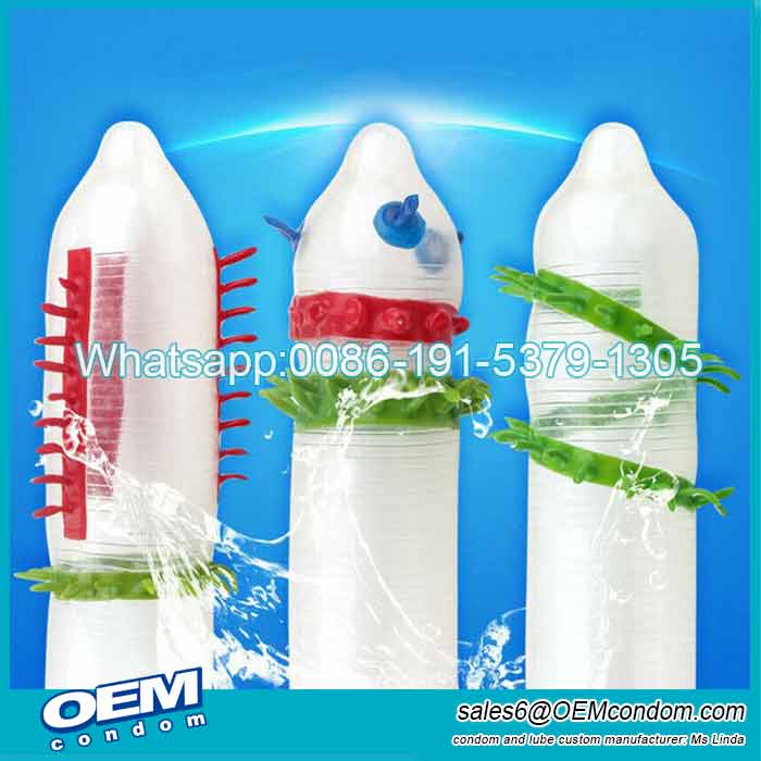 Rubbed spike condom Supplier with logo
