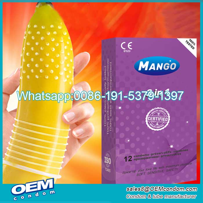 Textured Condoms Dotted Ribbed Condom Brand