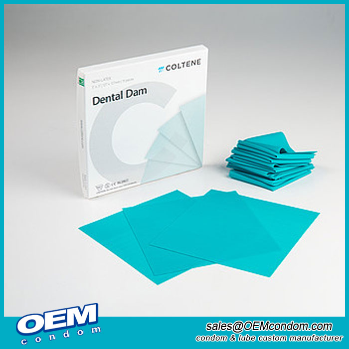 Dental dam condom