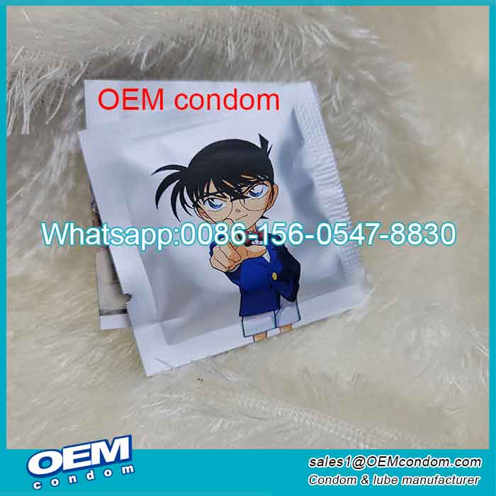 Condom customized your logo design and artwork