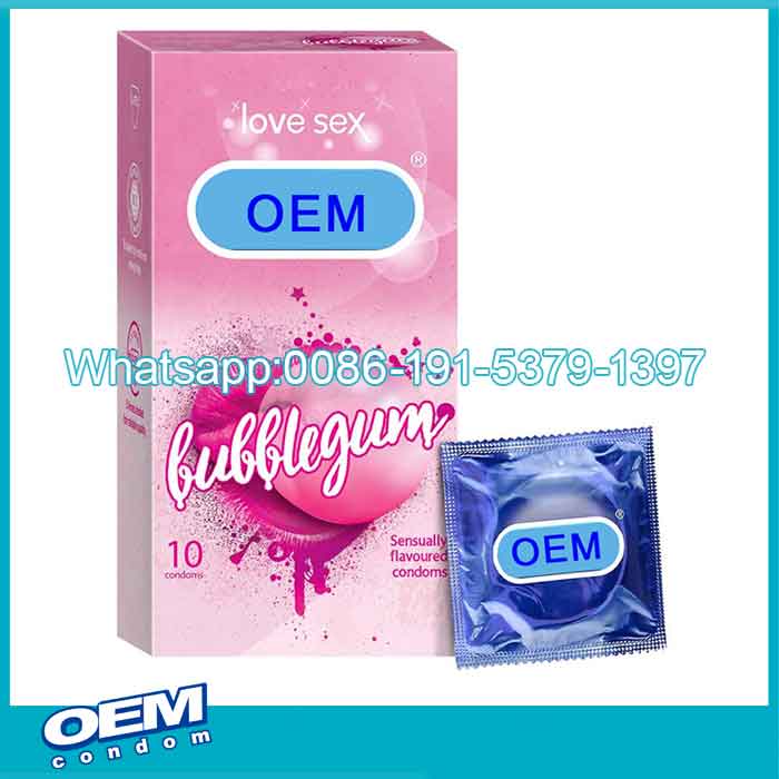 OEM Brand Bubble Gum Condoms