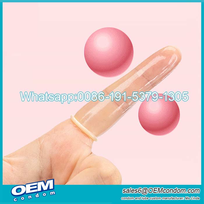 Finger condom manufacturer, Massage finger condoms producer, G-Dot unique finger condom supplier