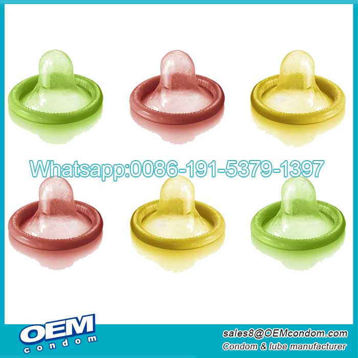 custom colored condoms manufacturer