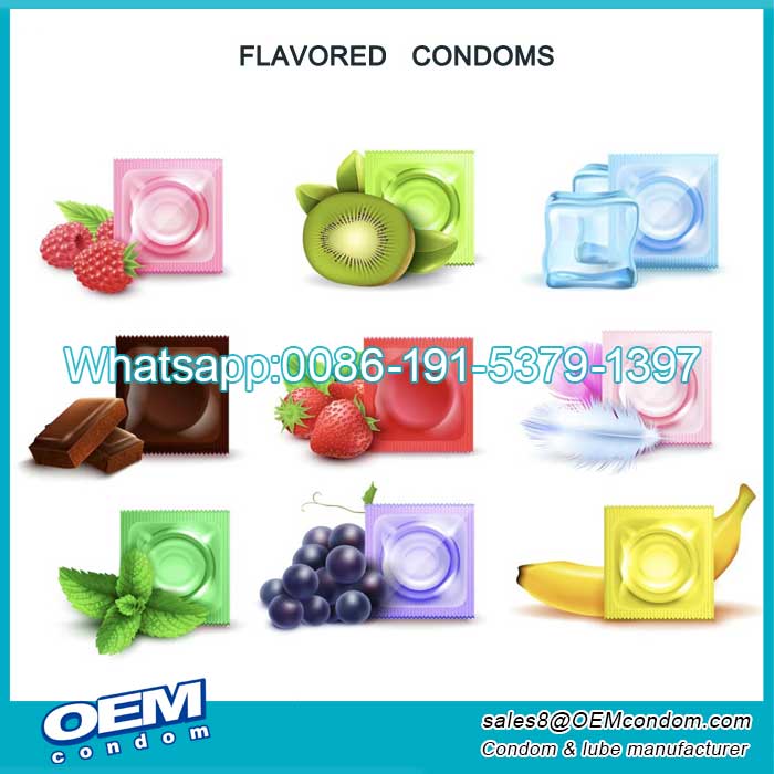 Custom oral flavored condoms manufacturer