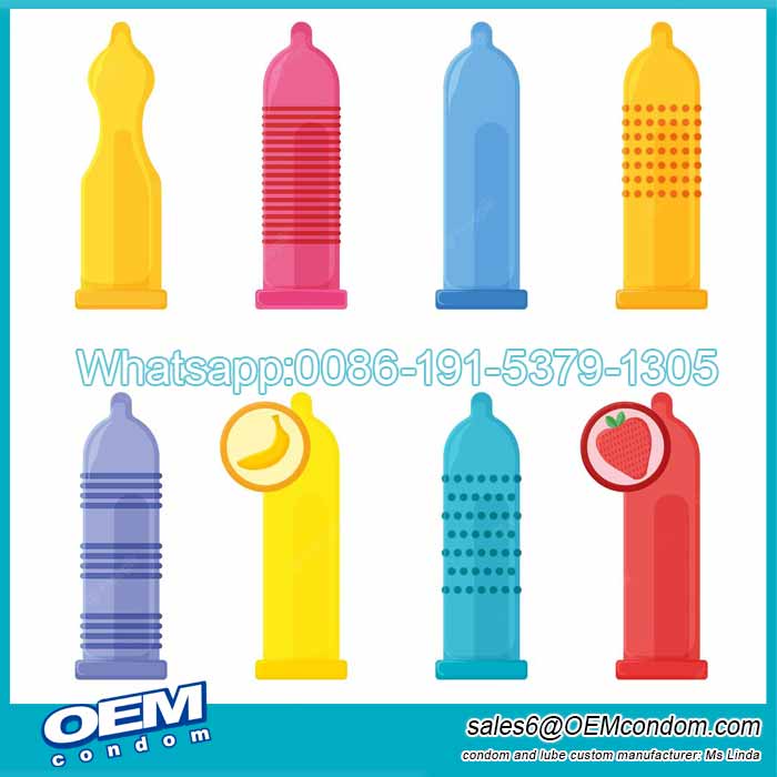 Custom different types of condoms Manufacturers