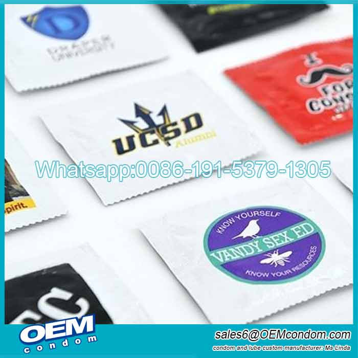 Custom Foil Wrapper Print Condoms Supplier