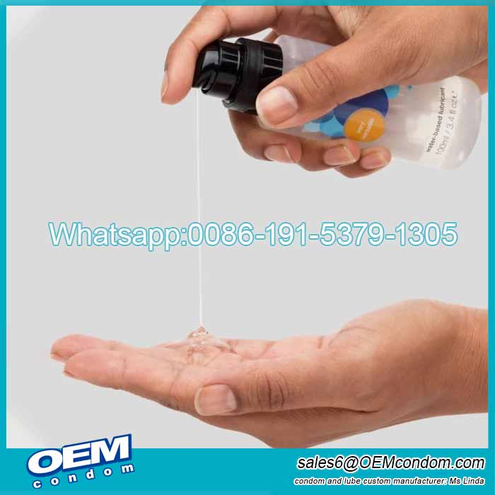 Water based personal lube, OEM brand water based lube, custom brand condoms