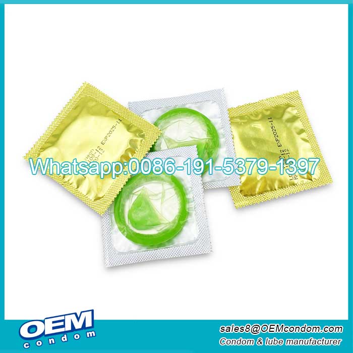 manufacture neon condoms green