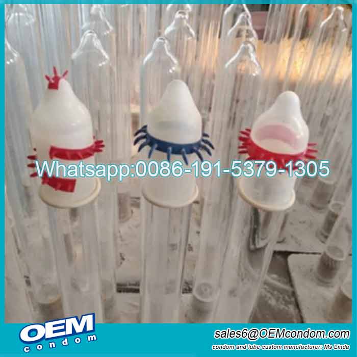 Custom condoms with spikes for men supplier