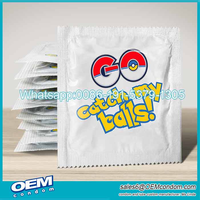 Custom designed logo condoms manufacturer