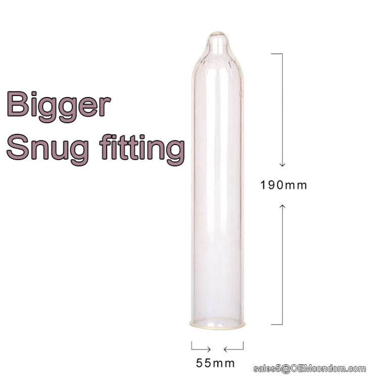 Manufacturer private label xxl condom for what size